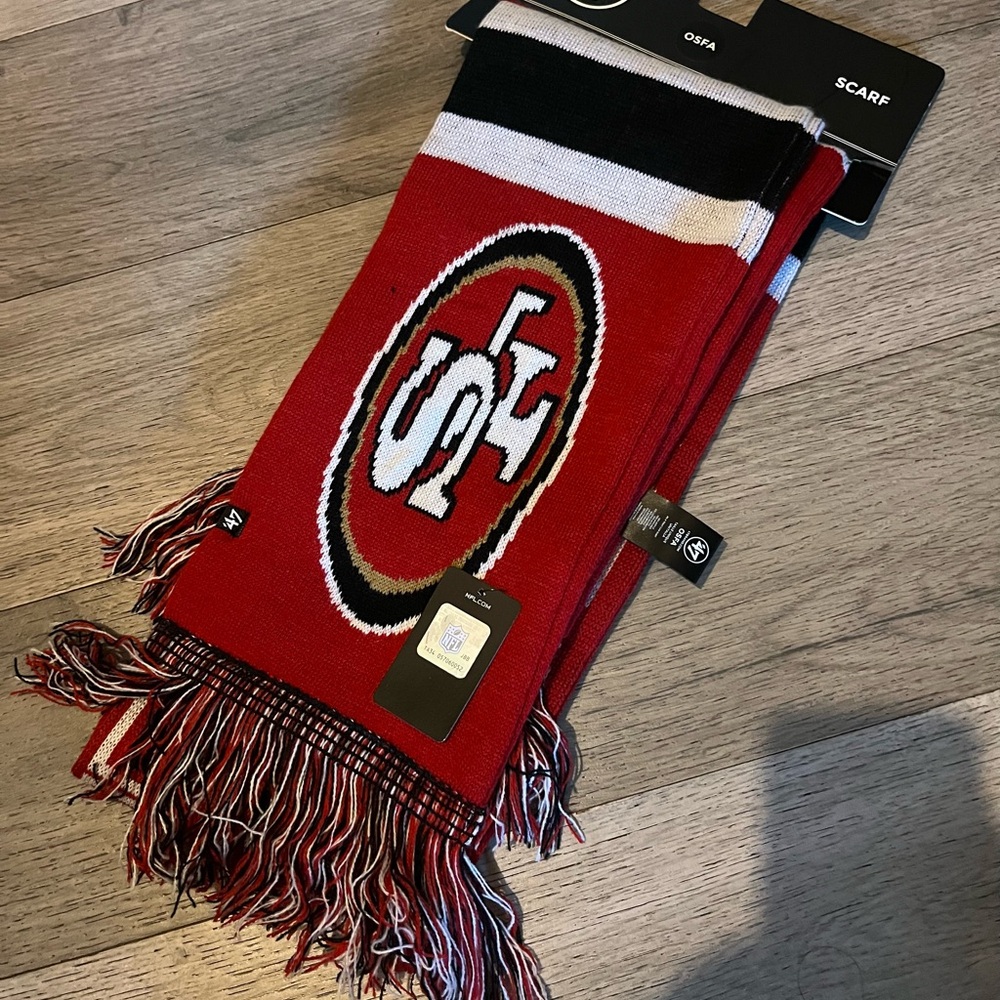 Red 49ers Fan Scarf